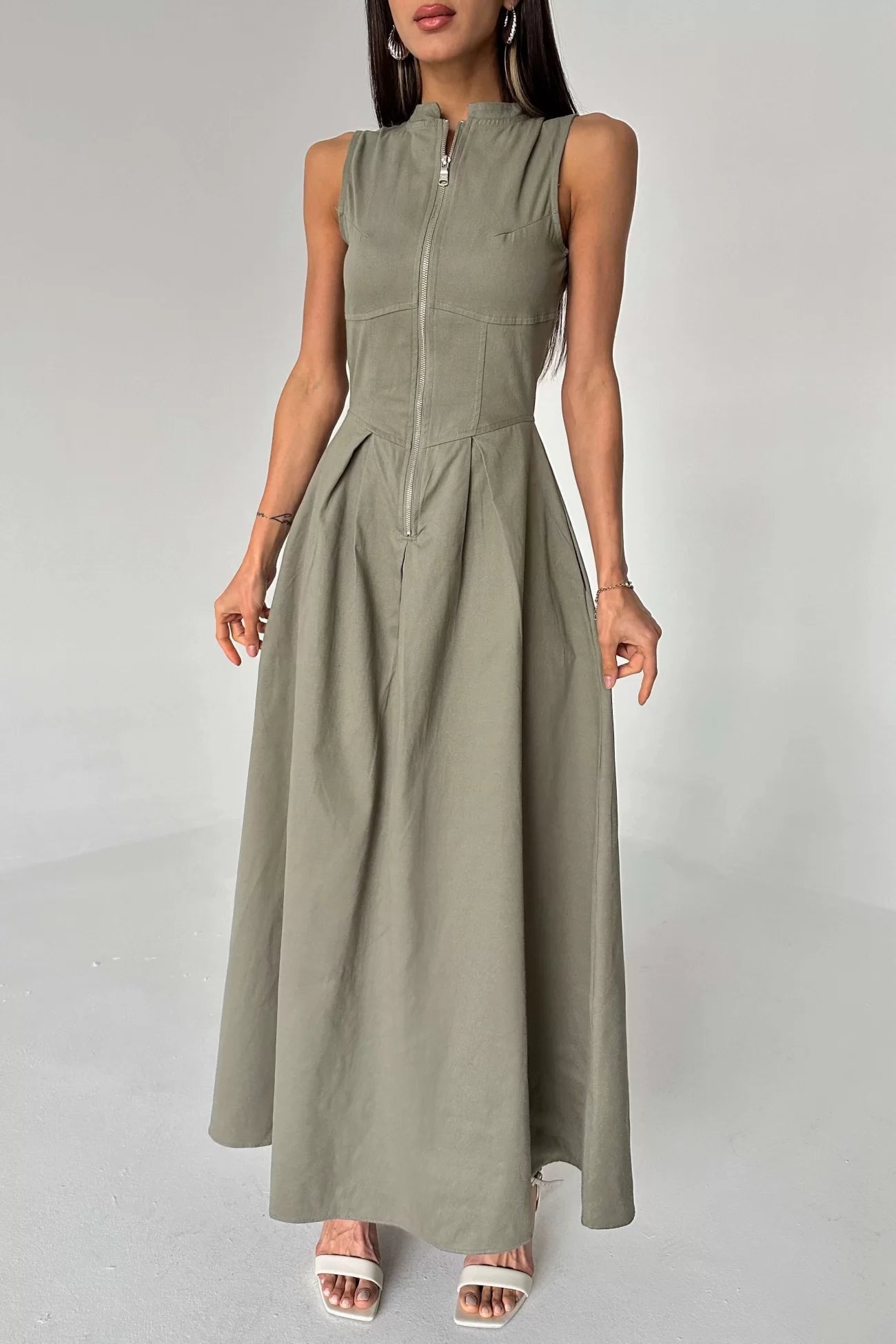 V-Neck Maxi Dress