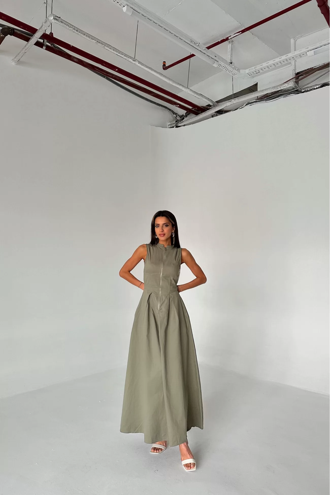 V-Neck Maxi Dress