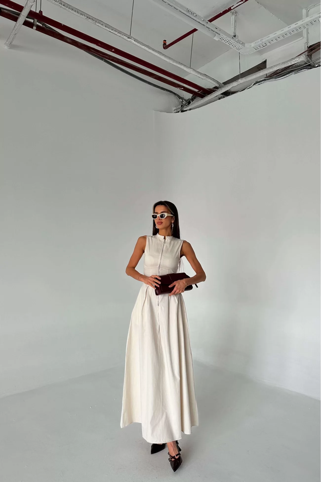 V-Neck Maxi Dress