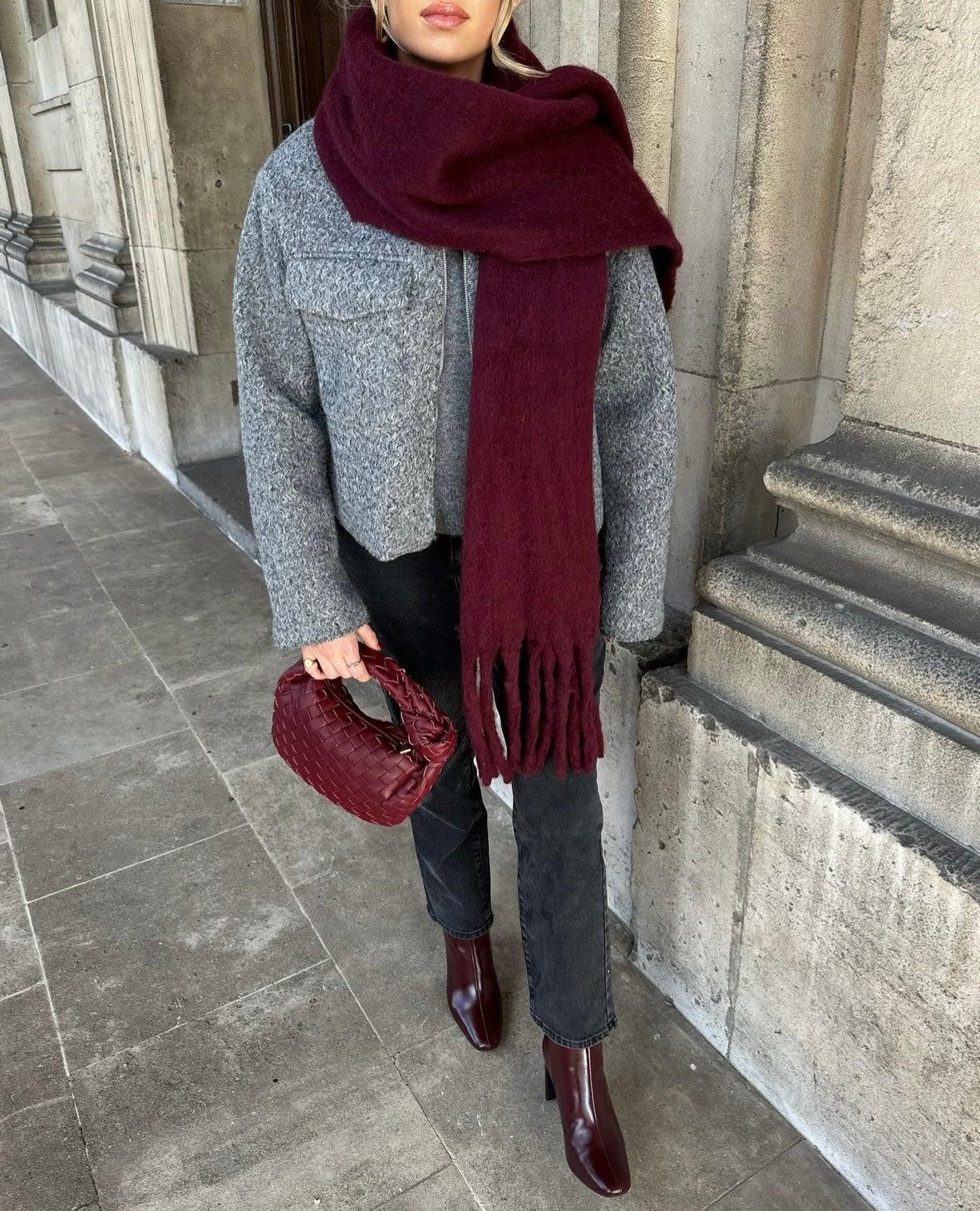 Tweed Kurzjacke