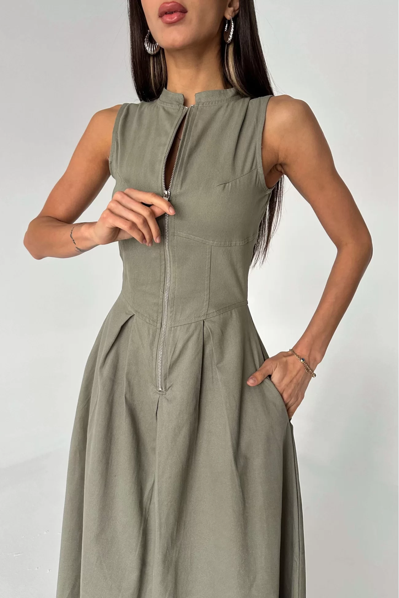 V-Neck Maxi Dress