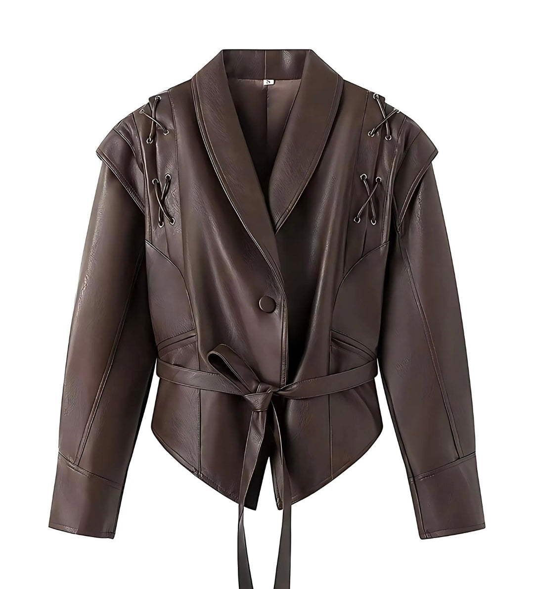 Cognac Chic Lederjacke