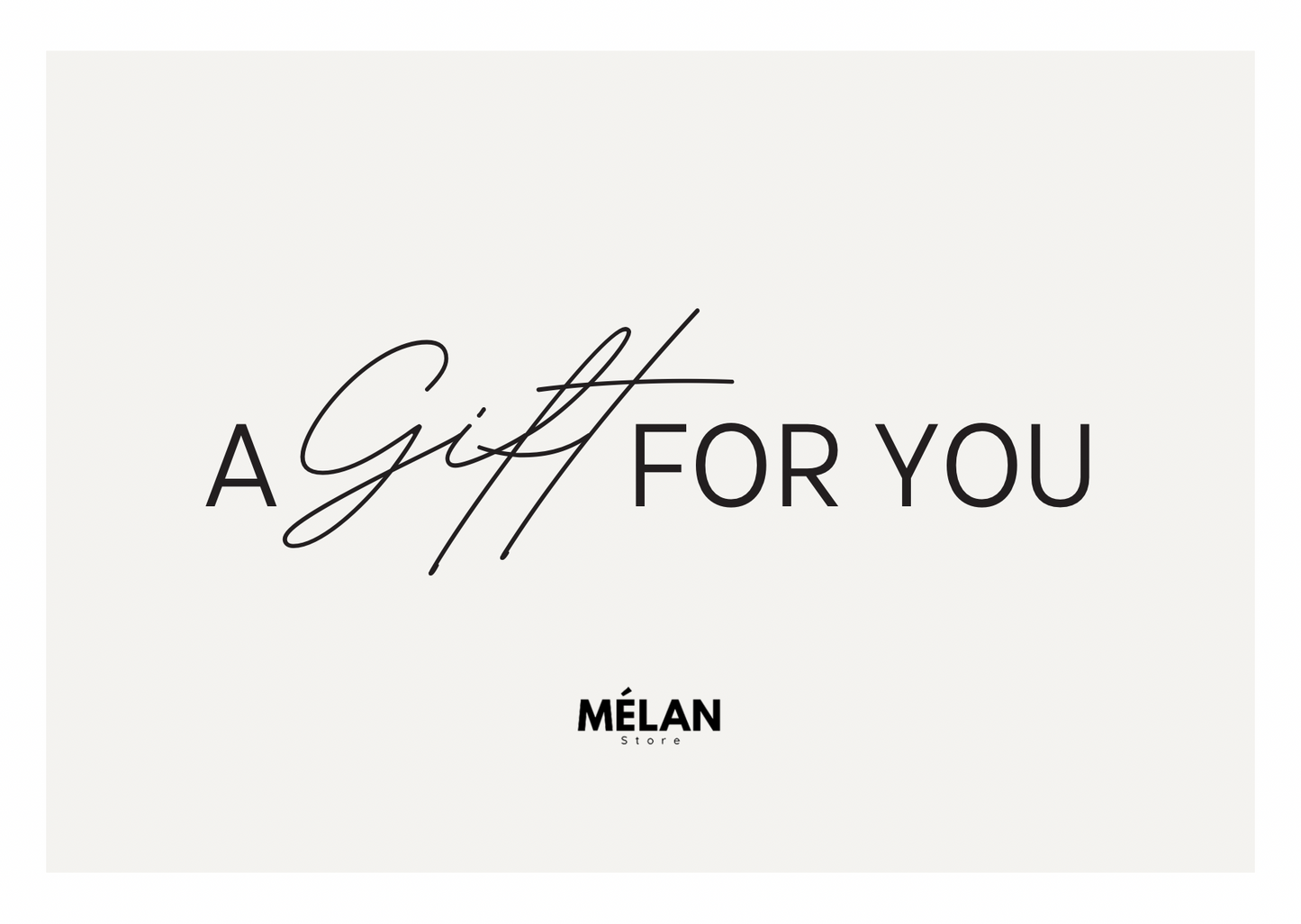 Mélan Store Geschenkkarte