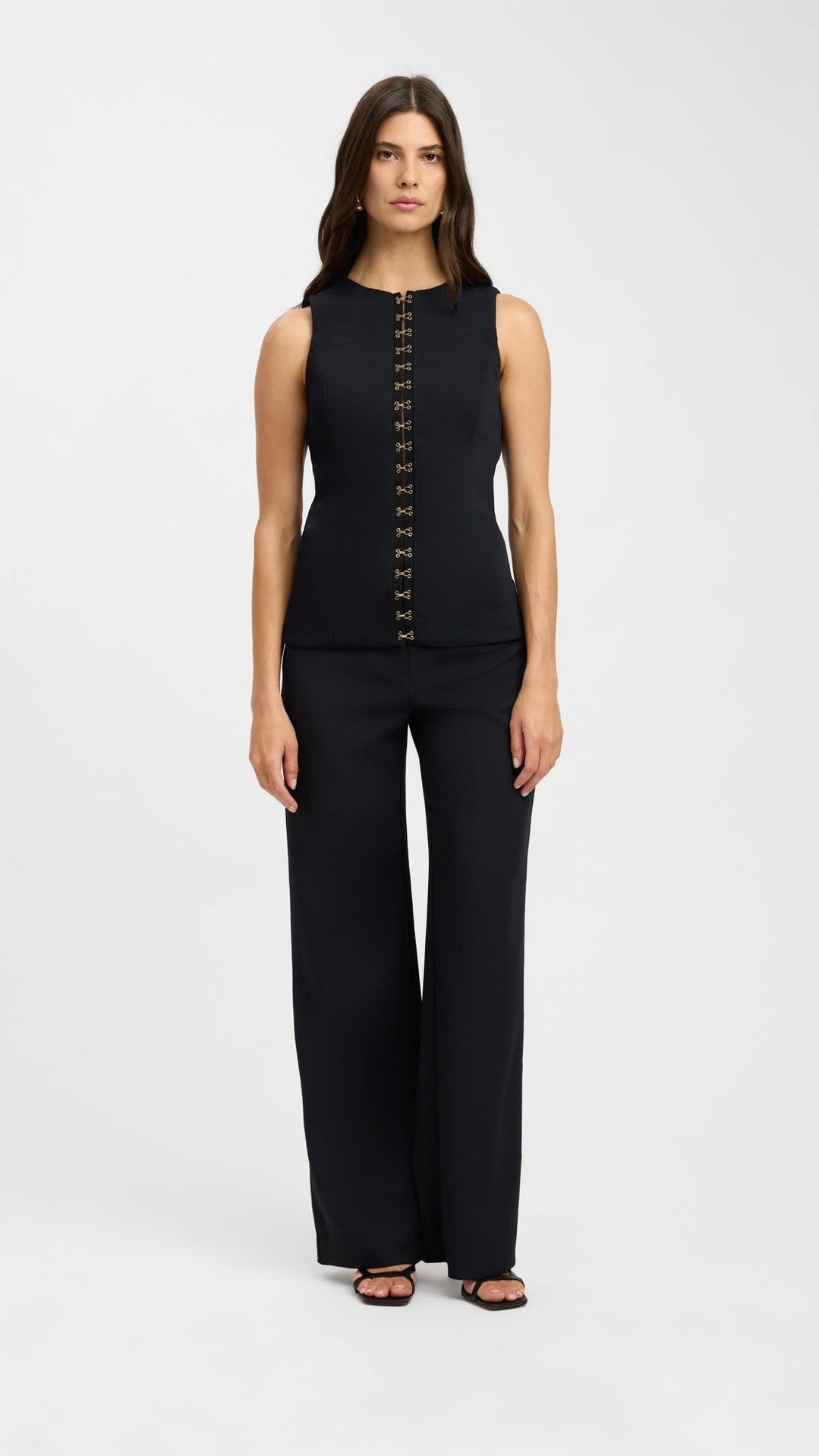 High Neck Crew Top