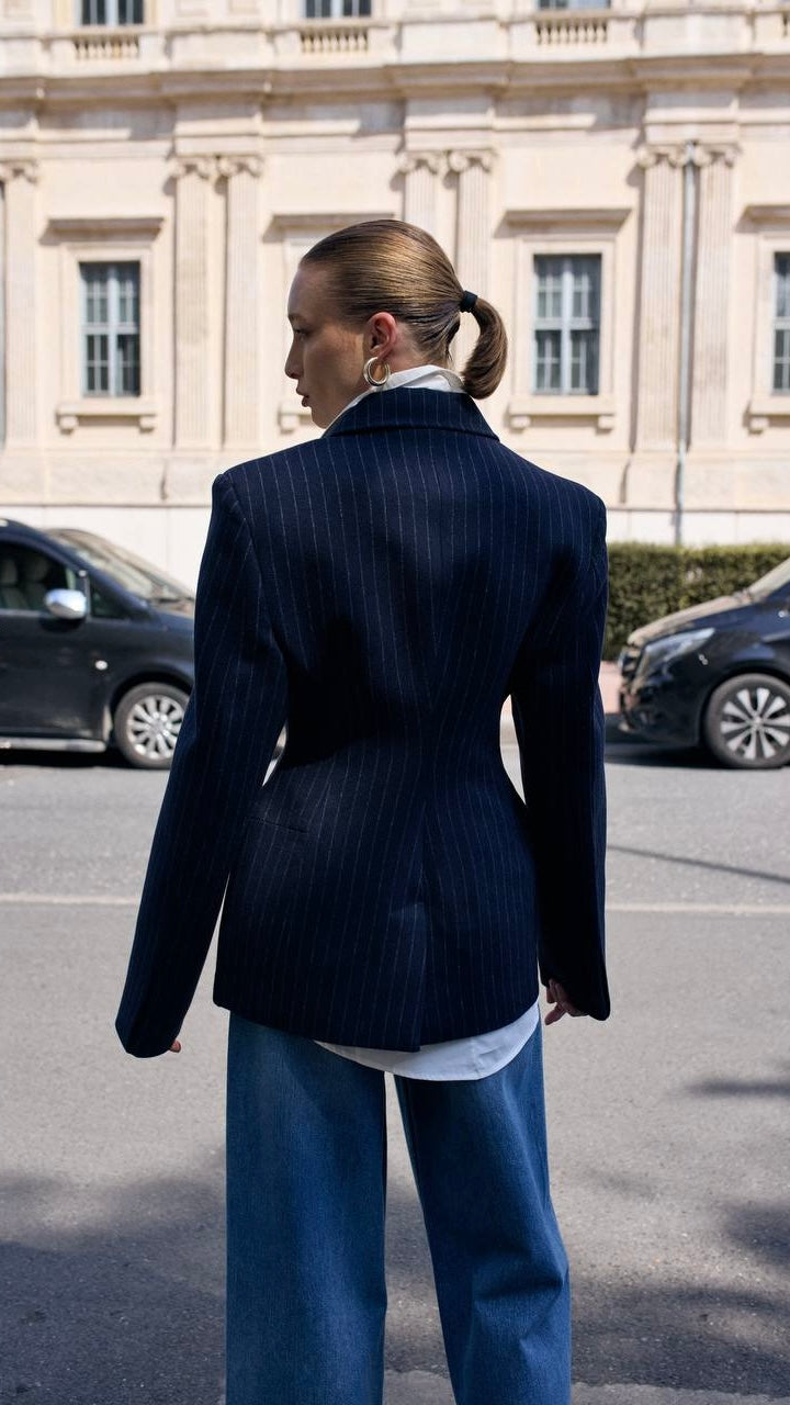 Heritage Pinstripe Blazer