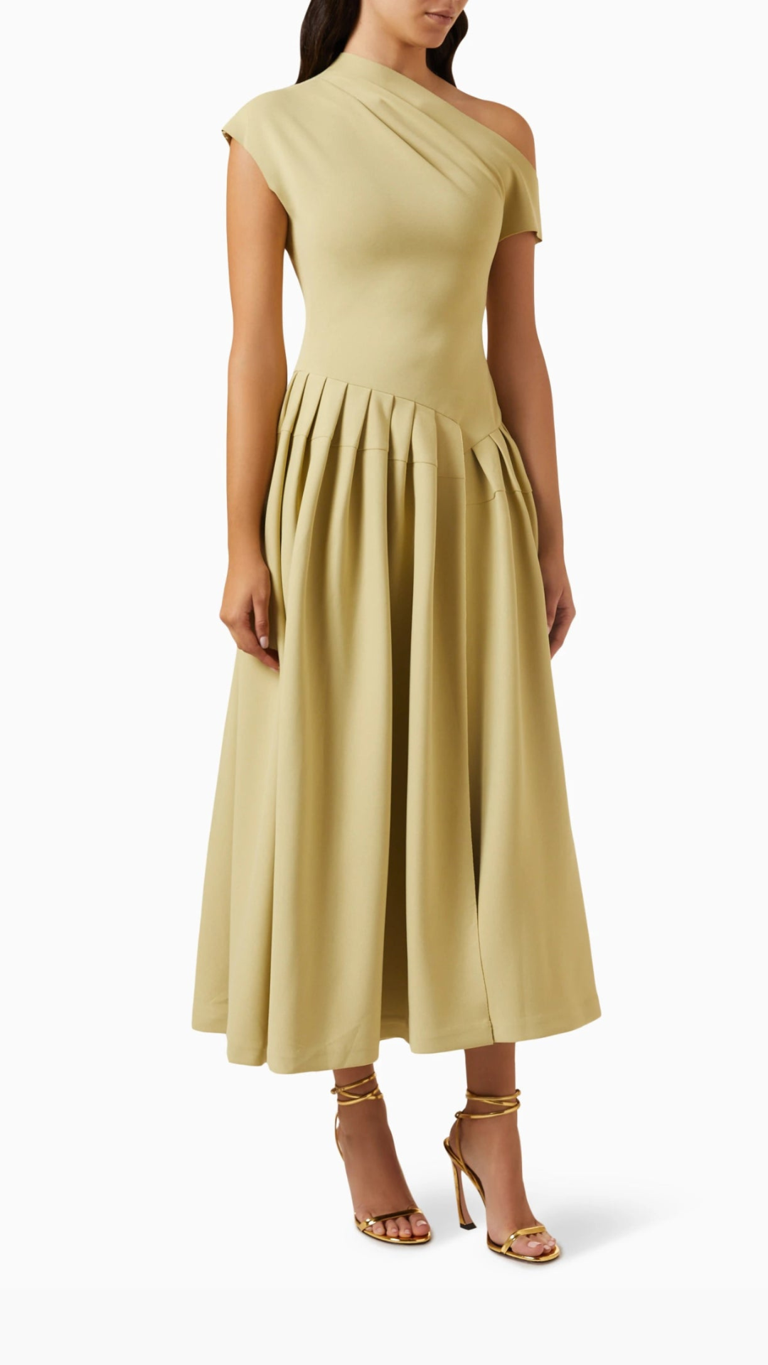 Maxi Dress with Short Sleeves