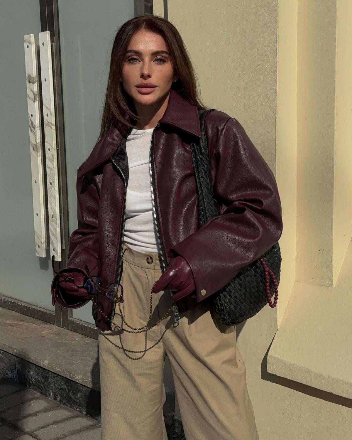 Amara Burgundy Jacke