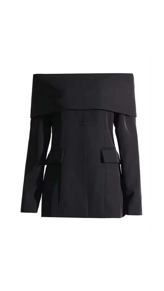 Off Shoulder Blazer