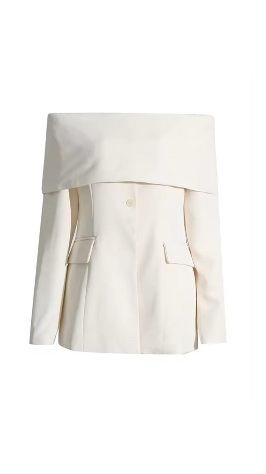 Off Shoulder Blazer