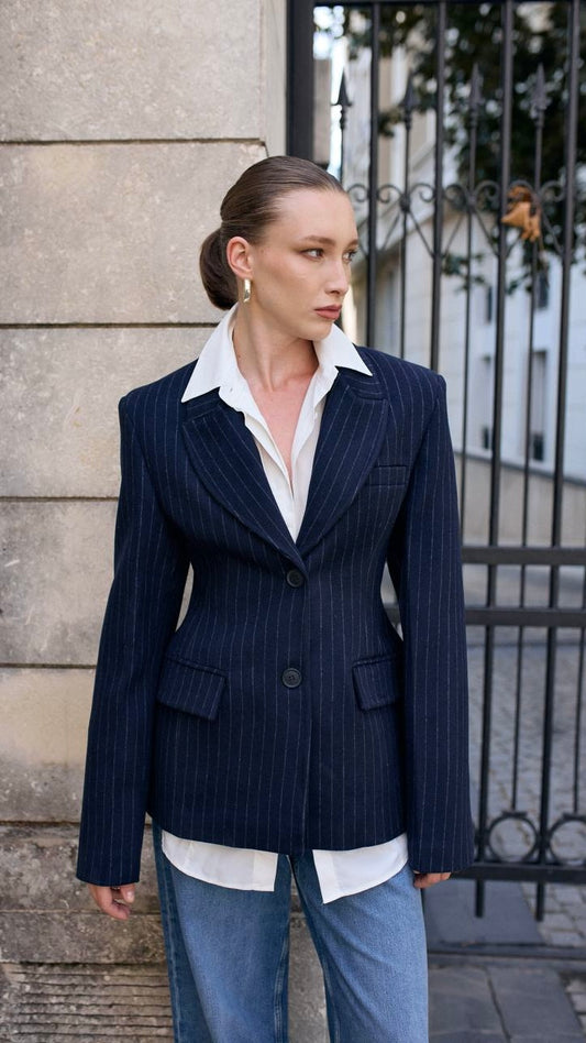Heritage Pinstripe Blazer