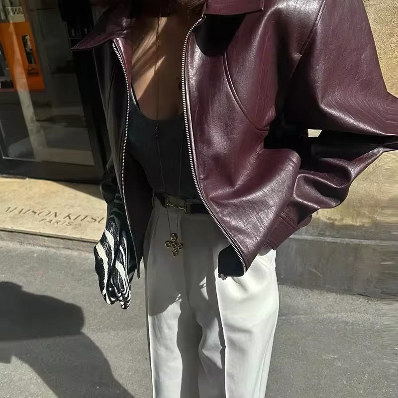 Amara Burgundy Jacke