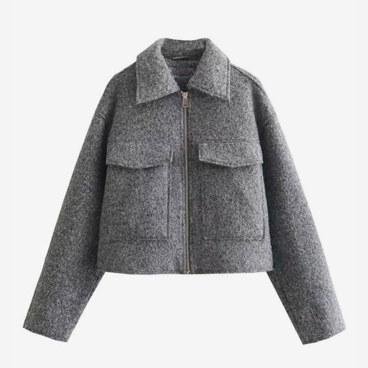 Tweed Kurzjacke