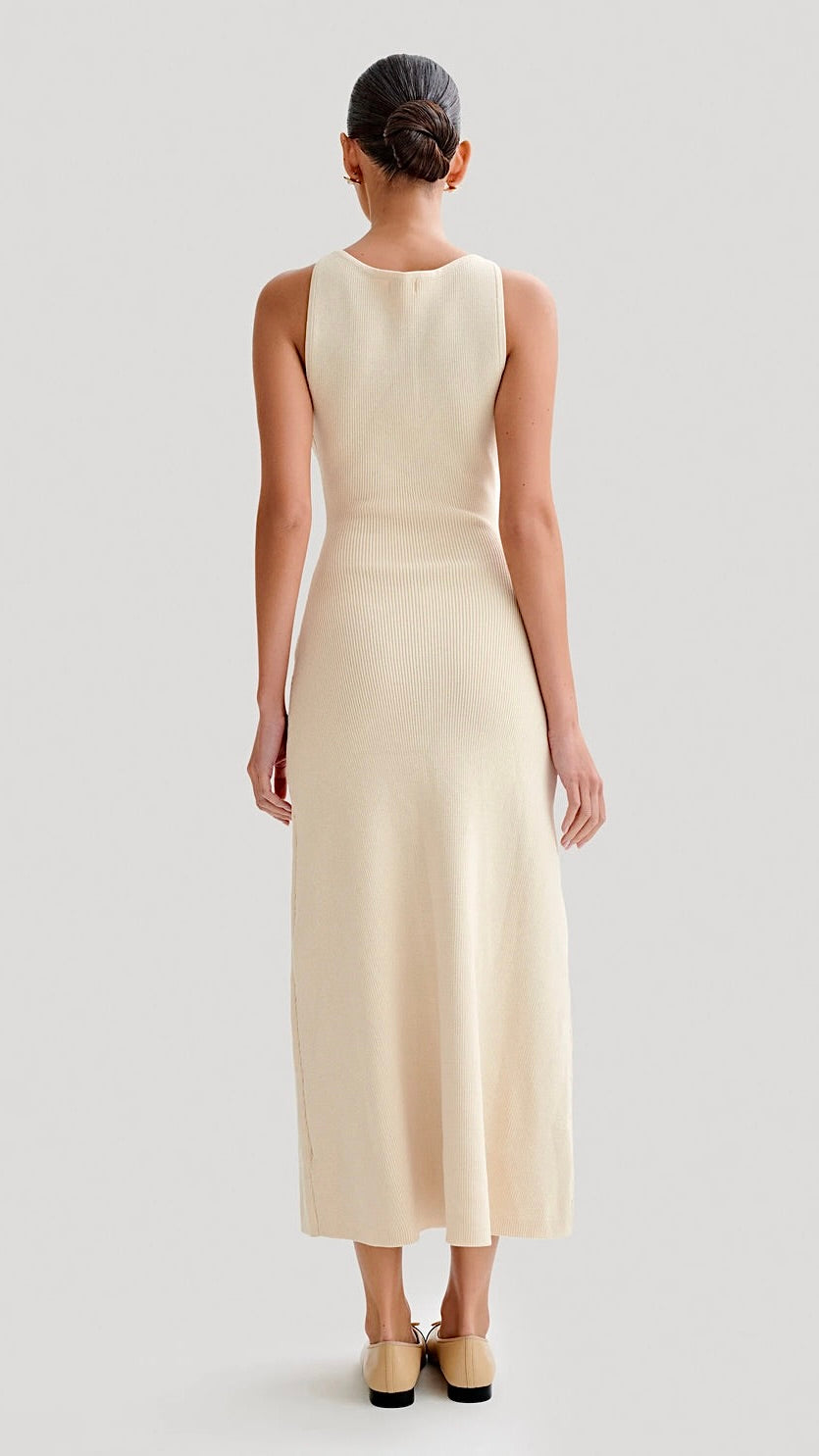 Elegant Knit Midi Dress
